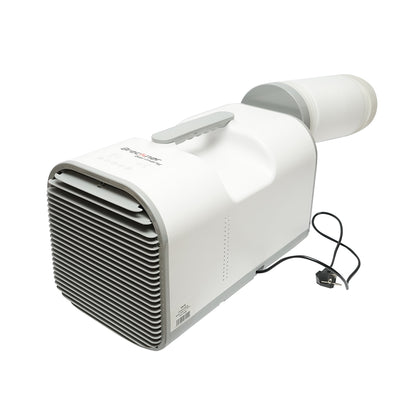 Hordozható légkondicionáló 4777 BTU, 600W, 220V, párátlanító funkcióval, szellőztetéssel, távirányítóval, alvó üzemmóddal, szerelési készlet tartozék Breckner Germany