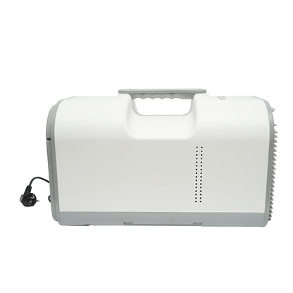 Hordozható légkondicionáló 4777 BTU, 600W, 12V-24V-220V, párátlanító funkcióval, szellőztetéssel, távirányítóval, alvó üzemmóddal, szerelőkészlet tartozék Breckner Germany