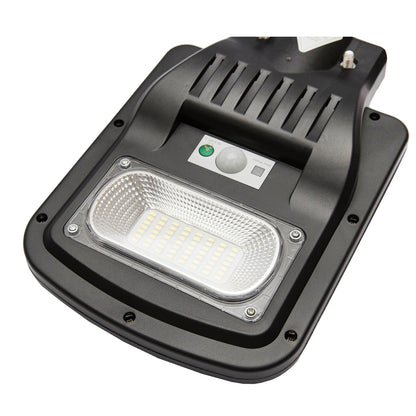 Napelemes LED utcai lámpa 50W, 6500K, IP65, napelemmel és oszlopra szerelhető Breckner Germany