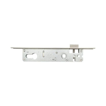 Beépített ajtózár nyelvvel 38x174mm, előlap 23x240mm, szatén nikkel, csavarok mellékelve