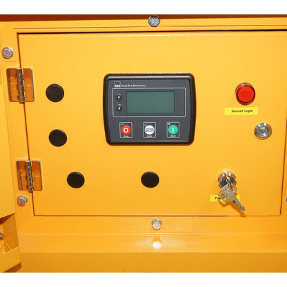 Háromfázisú hangszigetelt elektromos generátor 27.5KVA, 230/400V, Ricardo 30kW ZH4100D dízelmotor Breckner Germany