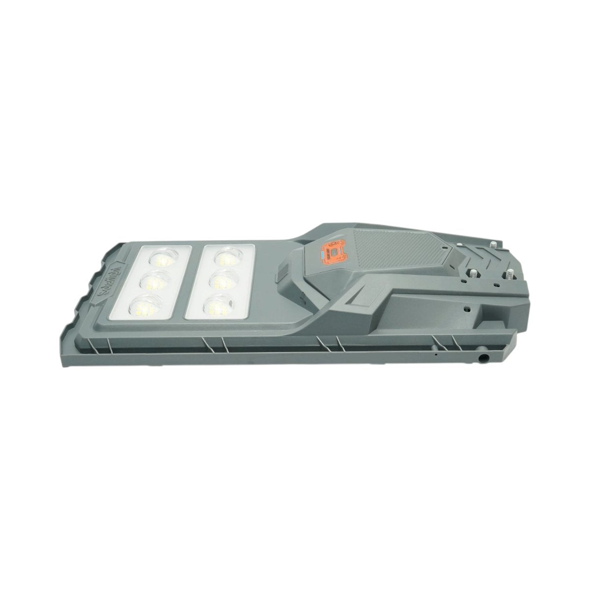 Napelemes LED közvilágítási lámpa 200W 17W-os napelem panellel, 10000mAh akkumulátor, mozgásérzékelő, távirányító, oszlopra szerelhető IP65 Breckner Germany