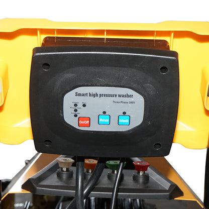 Magasnyomású mosó 4KW/380V, 220 bar, 15 L/min áramlás tömlővel és szórópisztollyal Breckner Germany
