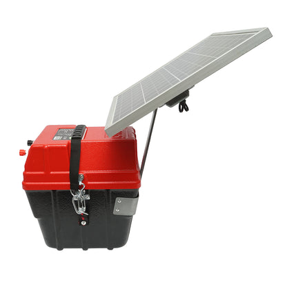 Impulzusgenerátor 6.9 Joule 12-220V 12-220V akkumulátorral 12V, 14A és 20W-os napelemmel