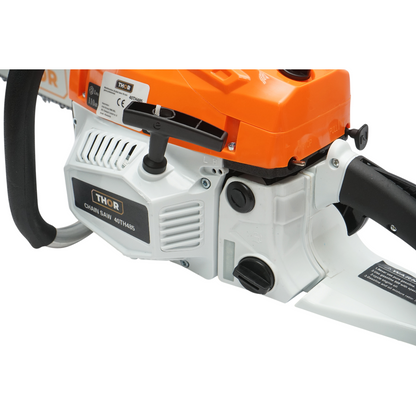 Professzionális benzinmotoros láncfűrész 2 ütemű 58cc, 3.3LE, 8500rpm, 18 inch (450mm) lánc THOR