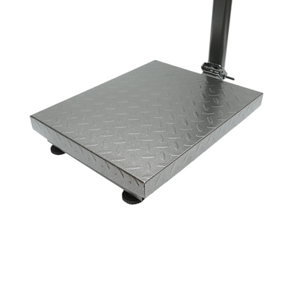 Elektronikus padlómérleg 350kg platformtípus 500x400mm összecsukható karral, LCD kijelző Breckner Germany