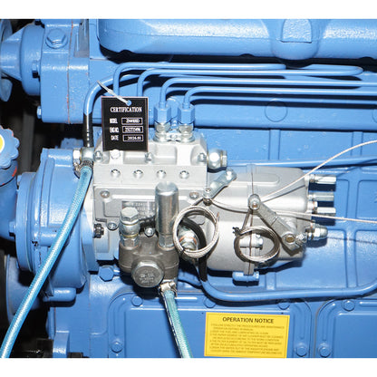 Háromfázisú hangszigetelt elektromos generátor 37.5KVA, 230/400V, Ricardo 38kW ZH4105D dízelmotor Breckner Germany