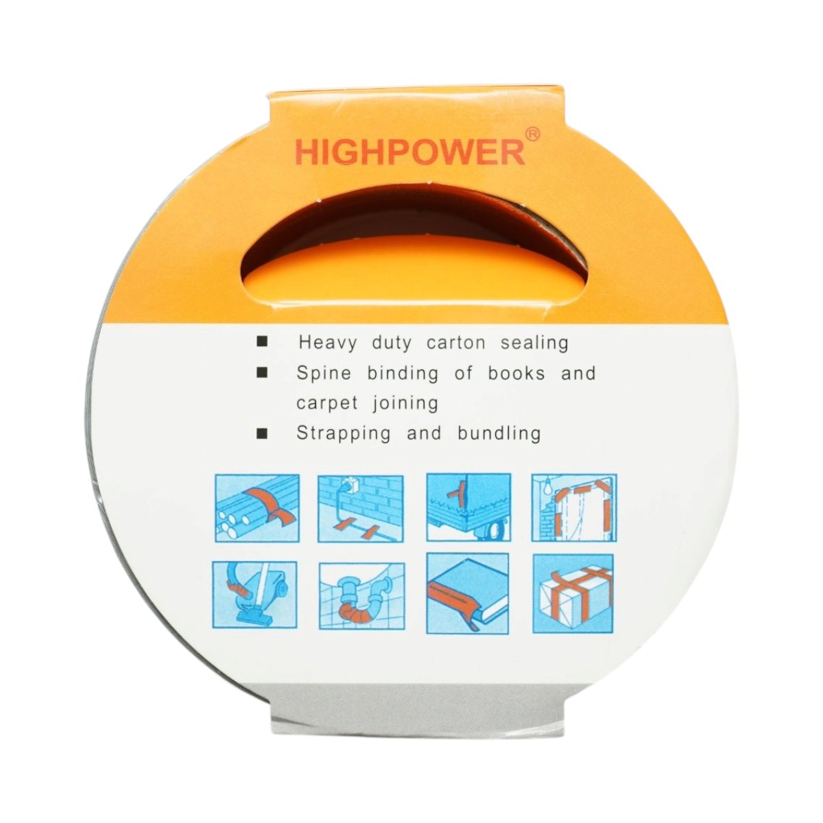 HighPower Duct Tape textil ragasztószalag ezüst 50mm x 20m javításhoz