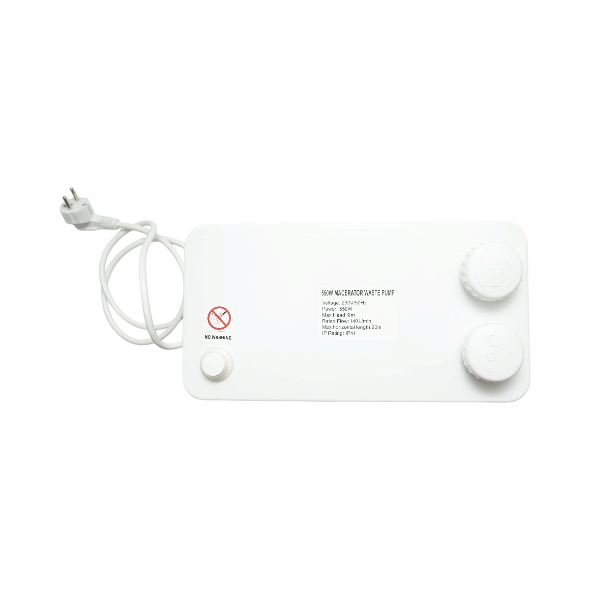 Pompa macerator ape uzate 550W, 220V, debit 8400 L/h, inaltime pompare 9m, orizontal 90m IP44